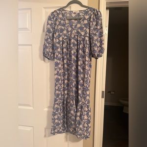 Harper Long Dress -Blue- Small- Worn a handful of times- $28